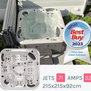 <b>Vortex Spas<sup>™</sup></b><br /><i>Cobalt™</i></sup><br /><i>HYDROPLUS</i><p style="color:black;"><br><b>TO ORDER</b></p>