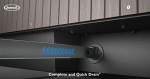 Jacuzzi Lodge. Quick drain.