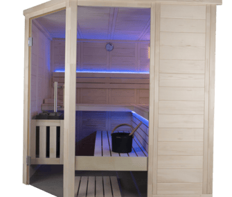 Alaska Corner Indoor Sauna | Oyster Pools Alaska Corner Indoor Sauna