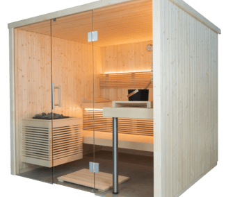 Indoor Sauna Panorama Large | Oyster Pools Indoor Sauna Panorama Large