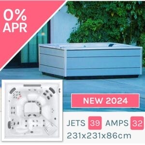 <b>Jacuzzi<sup>®</sup></b><br /><i>J-JLXL™</i><br /><b>NEW 2024</b><p style="color:limegreen;"><br><b> IN STOCK</b></p>