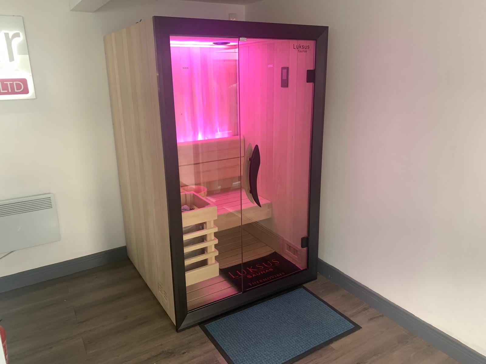 Audra. Canopy Cedar Barrel Sauna